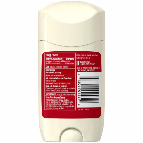 Old Spice Fresher Collection Denali Anti-Perspirant Deodorant Stick Perspective: back