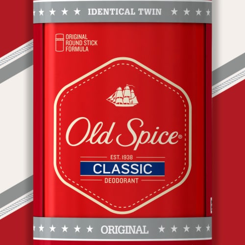 Old Spice Classic Original Twin Pack Deodorant Perspective: back