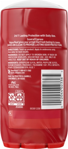 Old Spice Red Zone Collection Aqua Reef Deodorant Twin Pack Perspective: back
