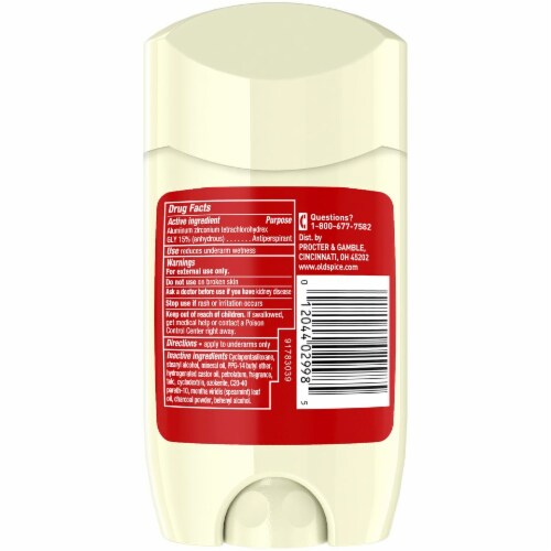 Old Spice Tundra with Mint Deodorant Perspective: back