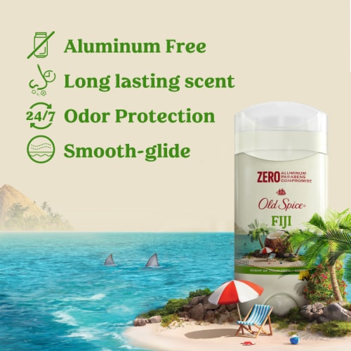 Old Spice® Aluminum-Free Fiji with Palm Tree Deodorant Perspective: back