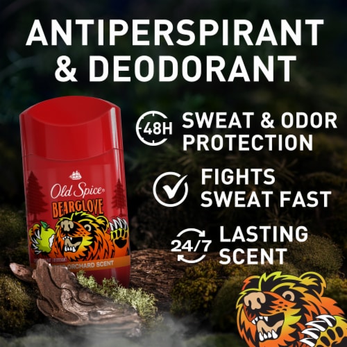 Old Spice Wild Collection for Men Antiperspirant Deodorant Invisible Solid Bearglove Scent 1-Pack Perspective: back
