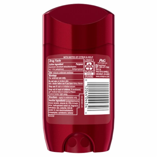Old Spice Men Red Reserve Anti-Perspirant and Deodorant Sea Spray with Blue Kelp Perspective: back