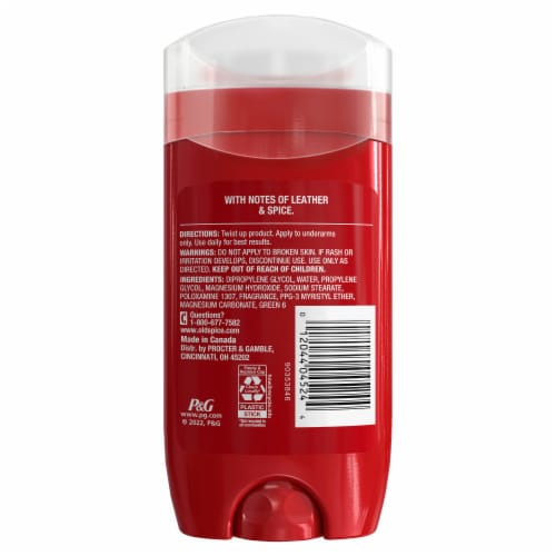 Old Spice Men Red Reserve Dynasty Aluminum Free Deodorant Perspective: back