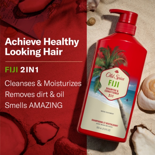 Old Spice Fiji 2in1 Shampoo and Conditioner Perspective: back