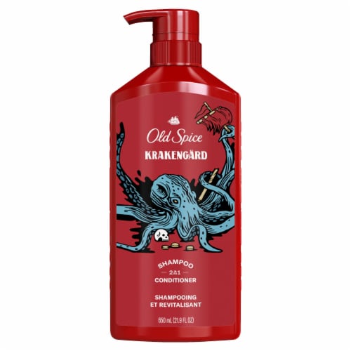 Old Spice Krakengard 2in1 Shampoo and Conditioner Perspective: back
