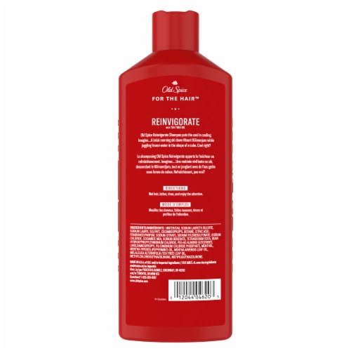 Old Spice Reinvigorate with Tea Tree Shampoo Perspective: back