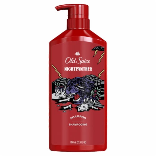 Old Spice Men's Shampoo, Nightpanther Perspective: back