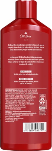 Old Spice® Aloe and Avocado Oil Wavy Curly Shampoo Perspective: back
