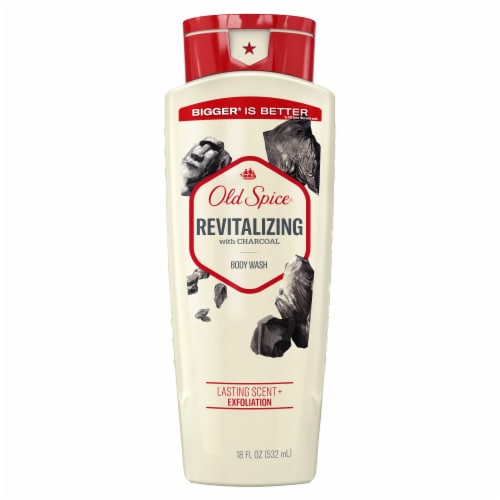 Old Spice Deep Revitalizing with Charcoal Men's Body Wash Perspective: back