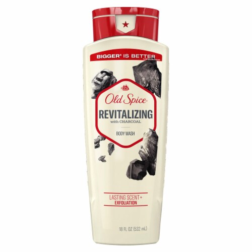 Old Spice Deep Revitalizing with Charcoal Men's Body Wash Perspective: back