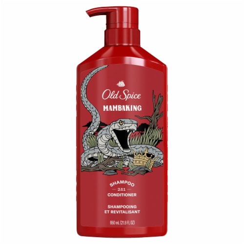 Old Spice Men's 2 in 1 Shampoo and Conditioner, MambaKing Perspective: back