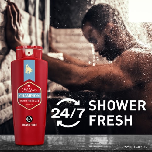 Old Spice Red Collection Champion Body Wash Perspective: back
