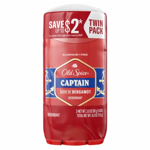 Old Spice Red Collection Captain Deodorant Perspective: back