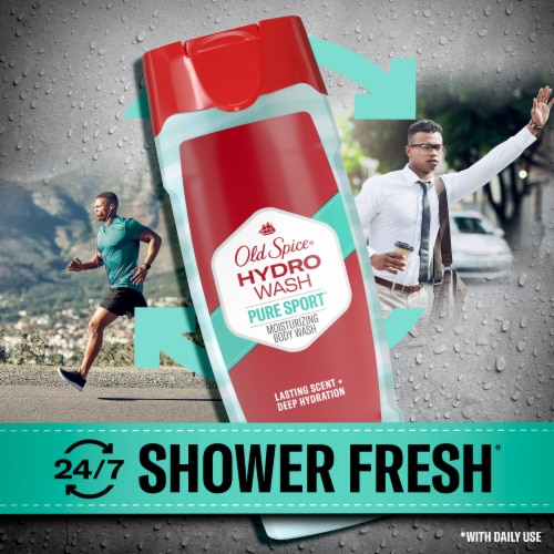 Old Spice Hydrowash Body Wash Puresportplus Perspective: back