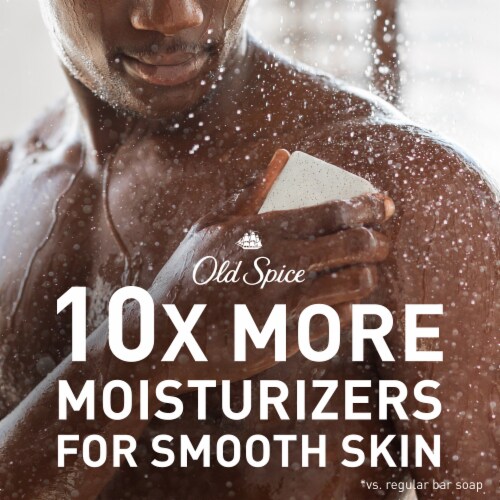 Old Spice Bar Soap Shore with Is Nice Blue Agave + Fresh Waterfall Perspective: back