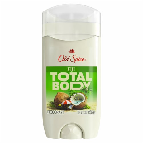 Old Spice Total Body Fiji Deodorant, Aluminum Free Fiji, Dermatologist Tested Perspective: back