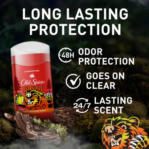 Old Spice Deodorant for Men, 24/7 Freshness, Bearglove, Twin Pack Perspective: back