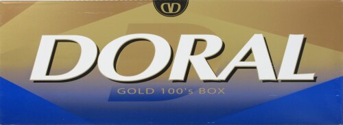 Doral Gold 100s Box Perspective: back