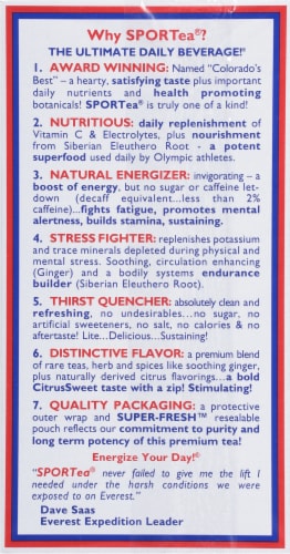 SPORTea® 7-Quart Teabags Perspective: back