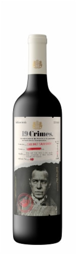 19 Crimes Cabernet Sauvignon Red Wine Perspective: back
