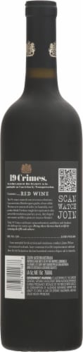 19 Crimes The Banished Red Blend Red Wine Perspective: back