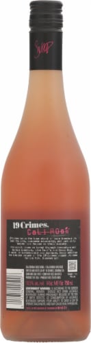19 Crimes Snoop Cali Rose™ Wine Perspective: back