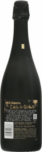 19 Crimes Snoop Dogg Cali Gold Sparkling White Wine Perspective: back