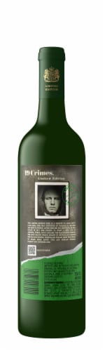 19 Crimes Revolutionary Blend Red Wine Perspective: back