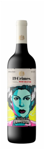 19 Crimes Bride of Frankenstein Red Wine Blend 750ml Perspective: back