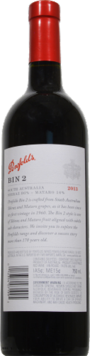 Penfolds Bin 2 Shiraz Mourvedre Perspective: back