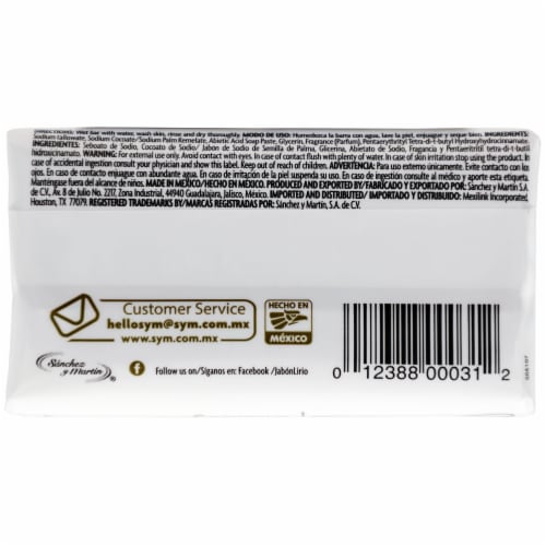 Lirio® Dermatologico Bar Soap Perspective: back