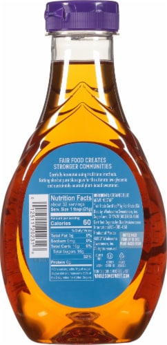 Wholesome Organic Blue Agave Low Glycemic Sweetener Perspective: back