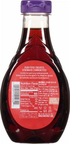 Wholesome™ Organic Raw Blue Agave Sweetener Perspective: back
