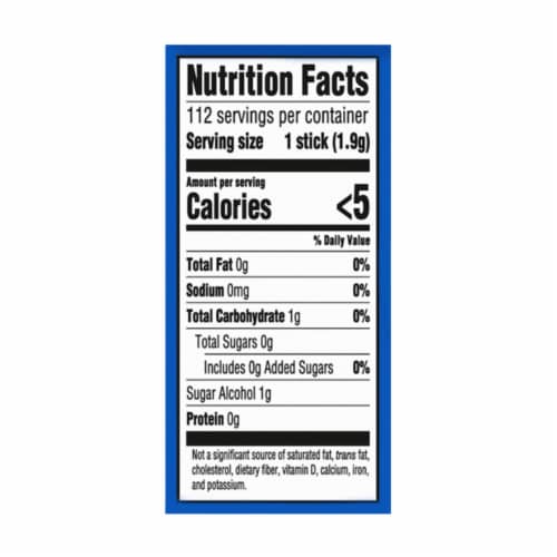 Trident Original Sugar Free Gum Value Pack Perspective: back