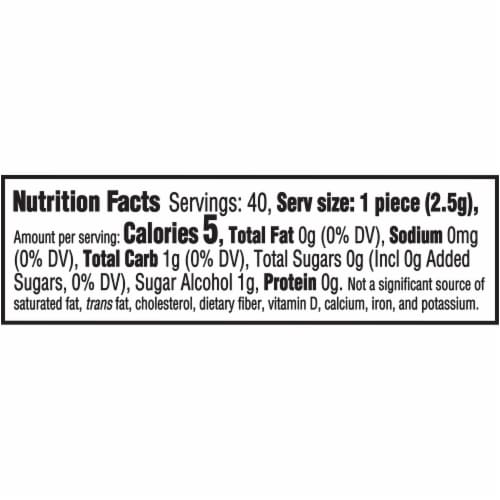 Trident Vibes Sour Sugar Free Gum Berry Twist Flavor Perspective: back
