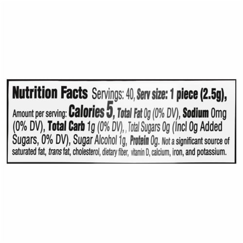 Trident Vibes Sour Patch Kids Redberry Sugar Free Gum Perspective: back