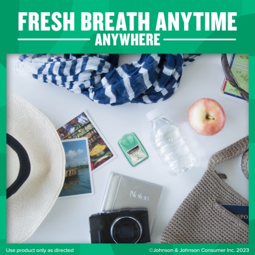 Listerine Freshburst Pocketpaks Breath Strips Perspective: back