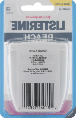Listerine Gentle Gum Care Cinnamon Mint Floss Perspective: back