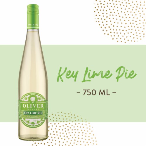 Oliver Winery Key Lime Pie Wine Perspective: back