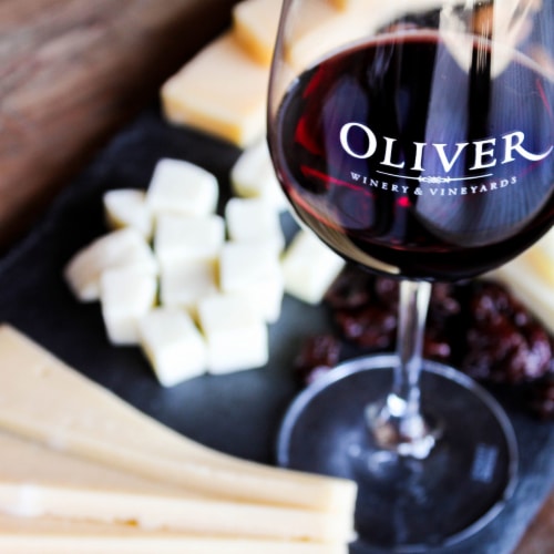 Oliver Shiraz Indiana Red Wine Perspective: back