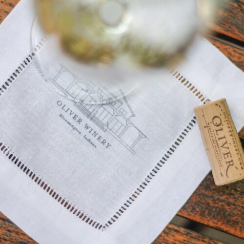Oliver Gewurztraminer Indiana White Wine Perspective: back