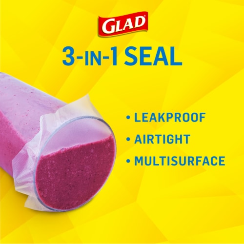 Glad Press'n Seal Plastic Food Wrap Perspective: back