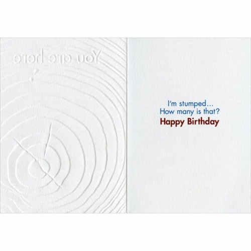 Avanti You Are Here A-Press Birthday Card Perspective: back