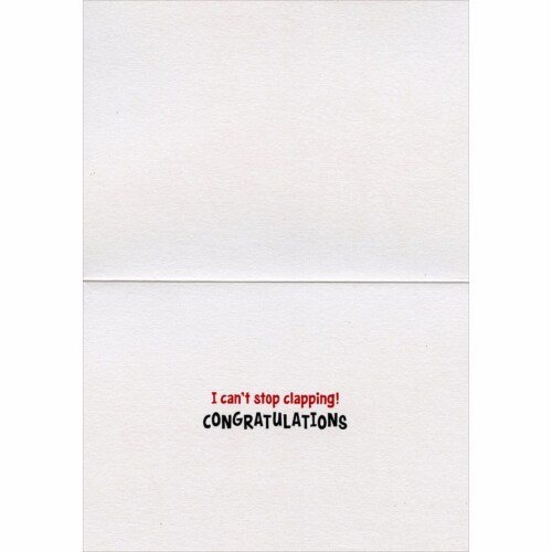Avanti BRAVO A-Press Congratulations Card Perspective: back