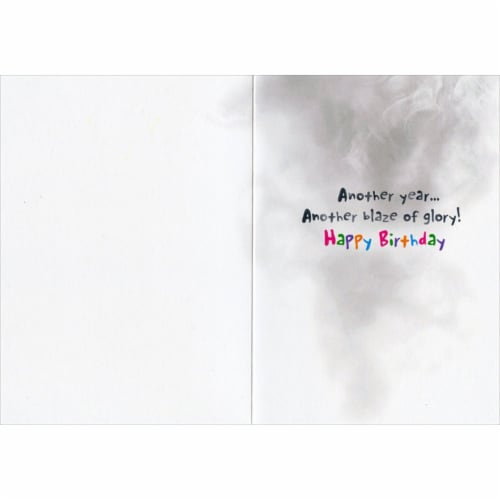 Avanti Birthday Cupcake Funny / Humorous Birthday Card Perspective: back