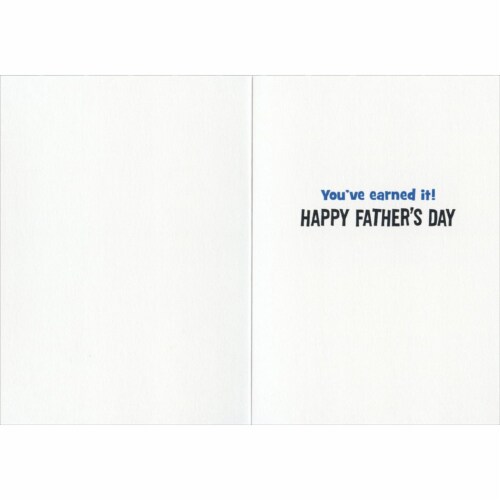 Avanti Pug Takes Bubble Bath Funny Dog Father's Day Card Perspective: back