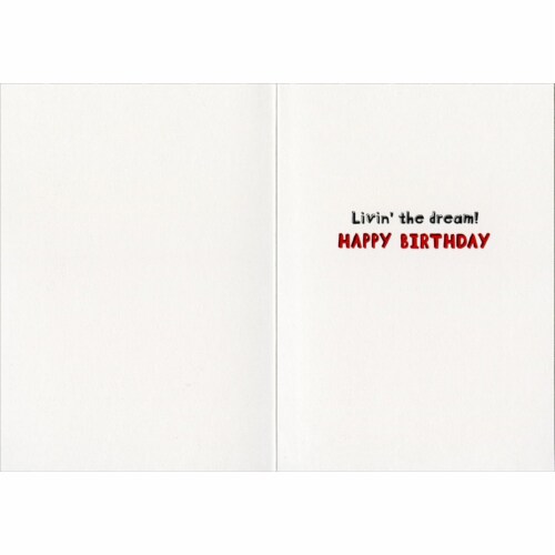 Avanti Prairie Dog In Underwear Funny Birthday Card Perspective: back