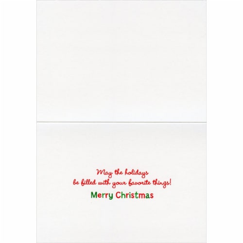 Avanti Kittens In Christmas Stocking Cat Christmas Card Perspective: back