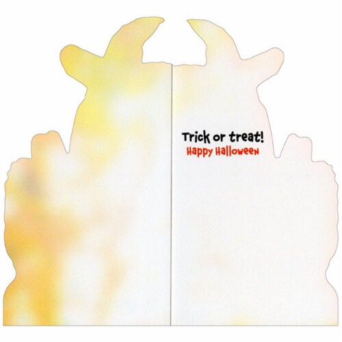 Avanti Squirrel Trick Or Treaters Halloween Card Perspective: back